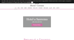 Desktop Screenshot of hotelcortese.it